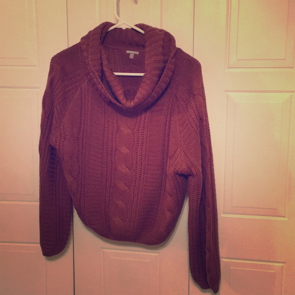 Cowl neck sweater